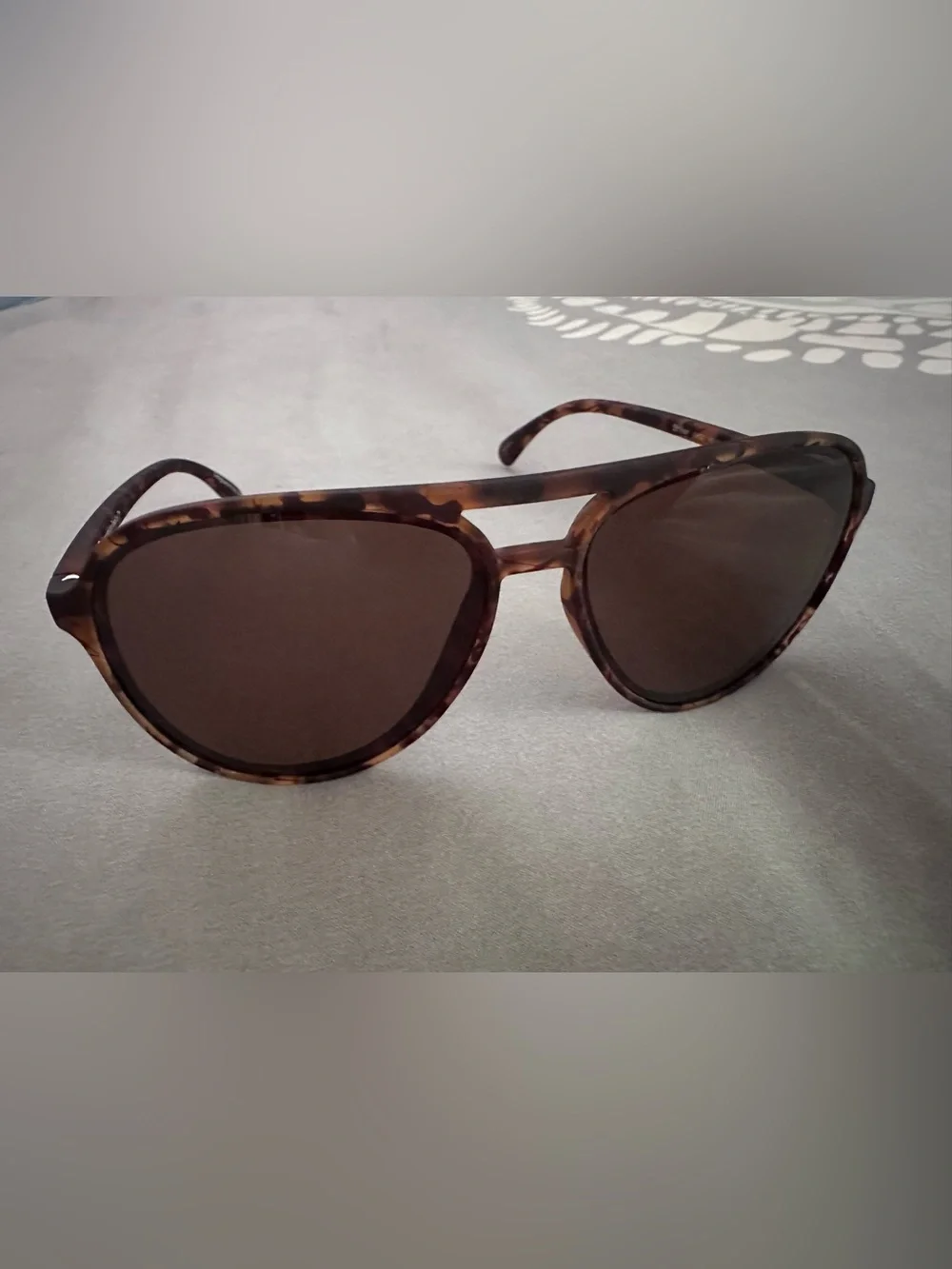 KITS Tortoiseshell Aviator Sunglasses - Brown